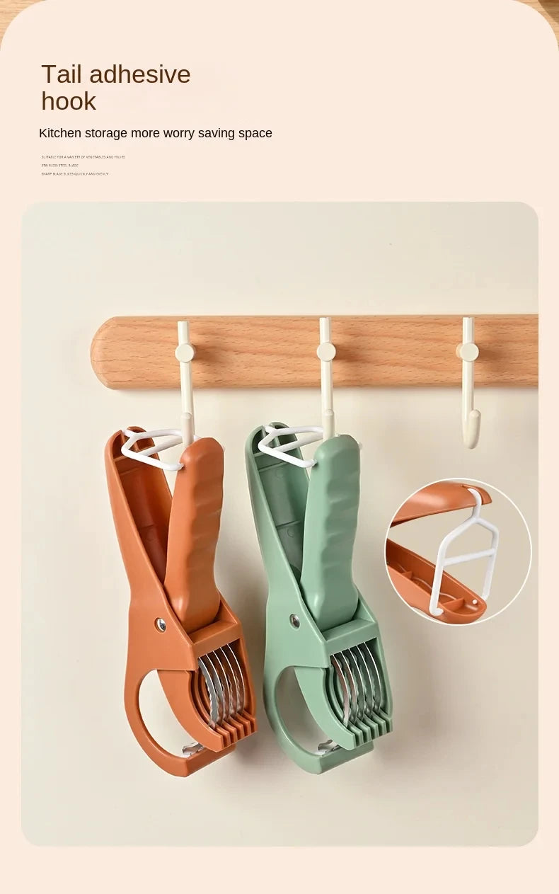 HooFun Stainless Steel Vegetable & Fruit Slicer