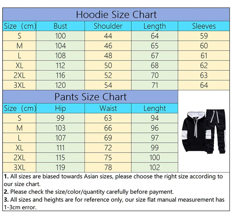 Men’s Autumn Jogging Tracksuit Set