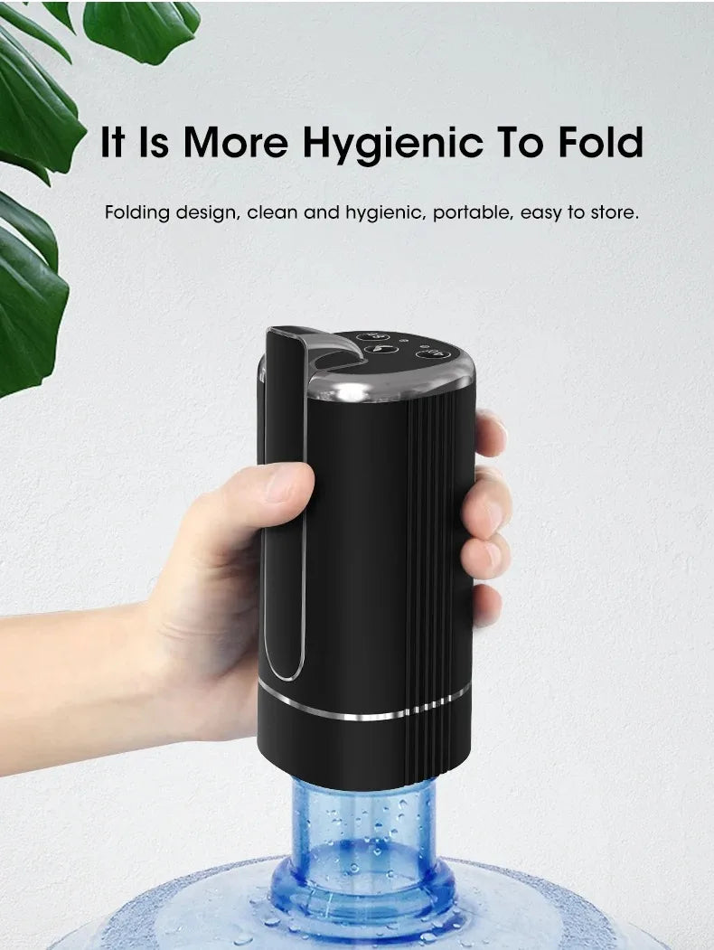 Foldable USB Rechargeable Water Dispenser Pump