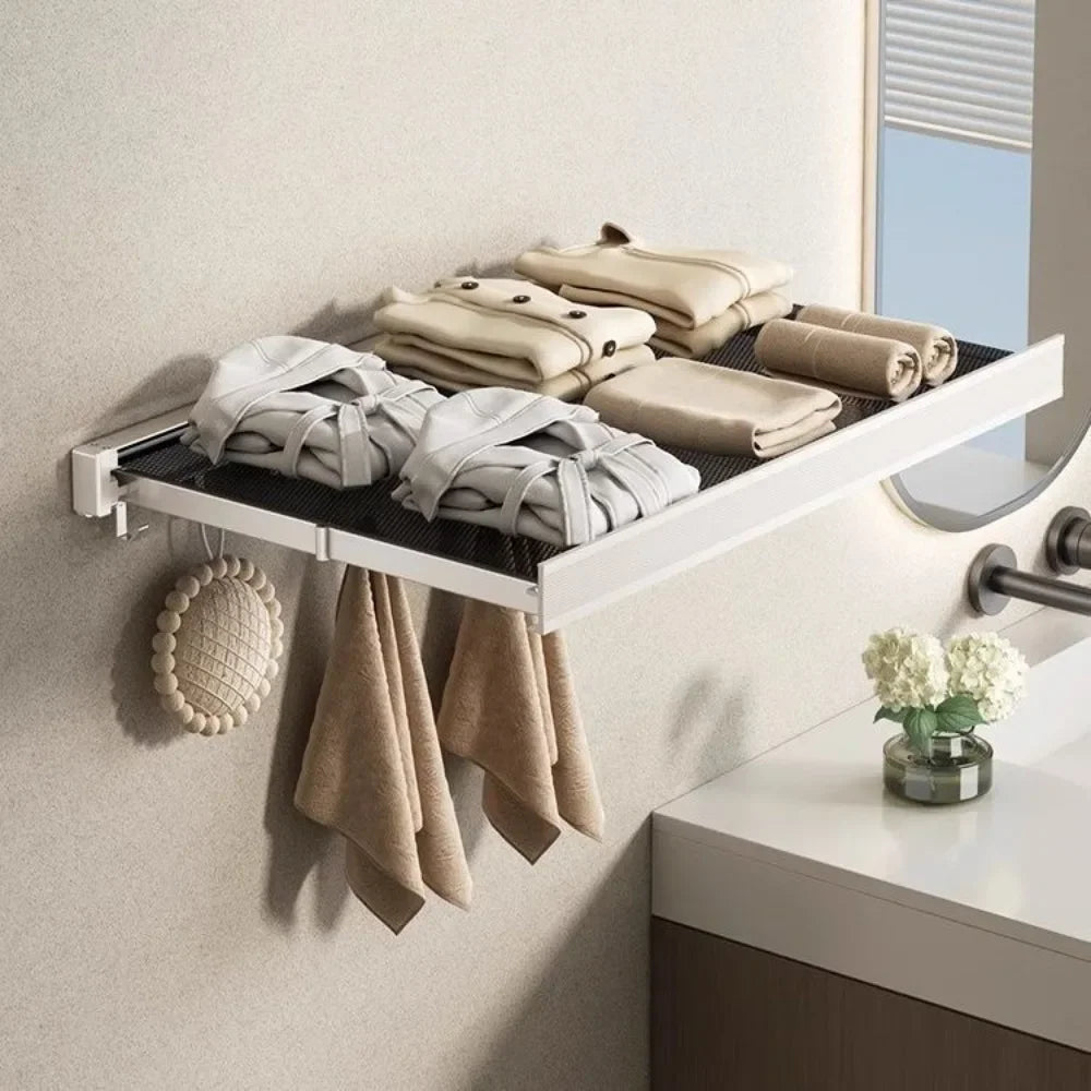 Invisible Folding Bathroom Towel Rack
