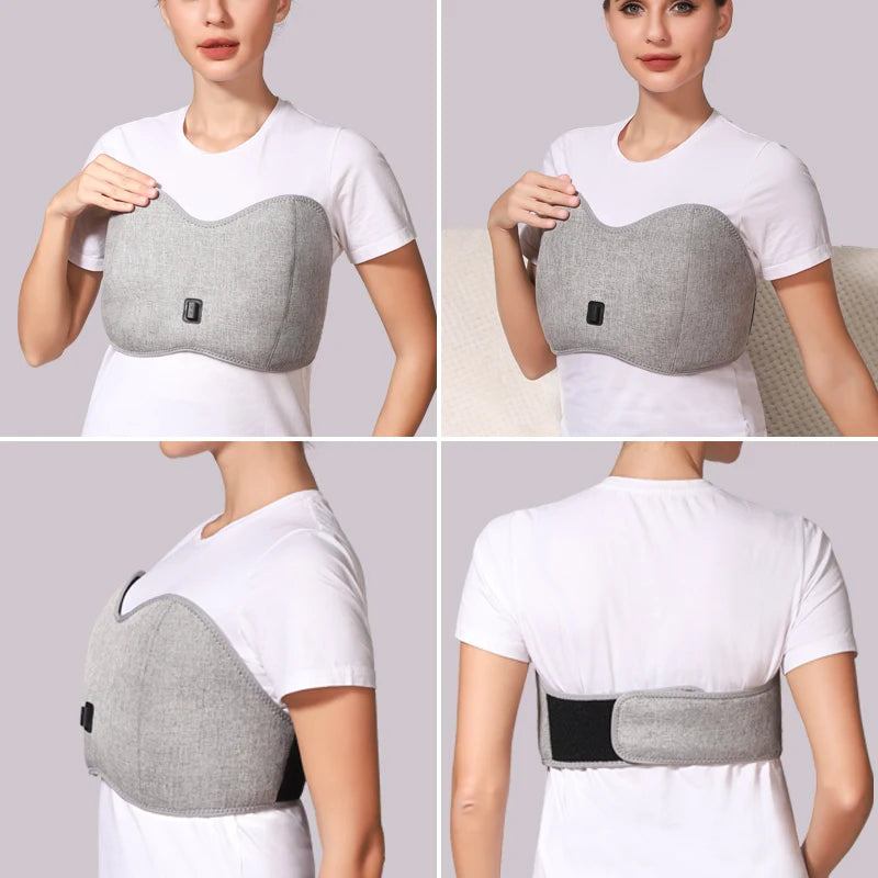 Chest Massager with Red Light Therapy