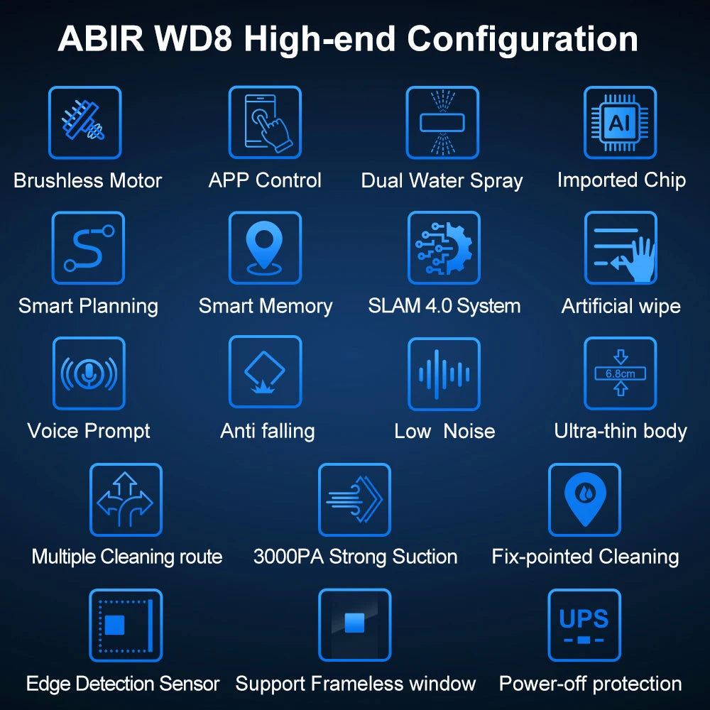 ABIR WD8 Robot Window Cleaner