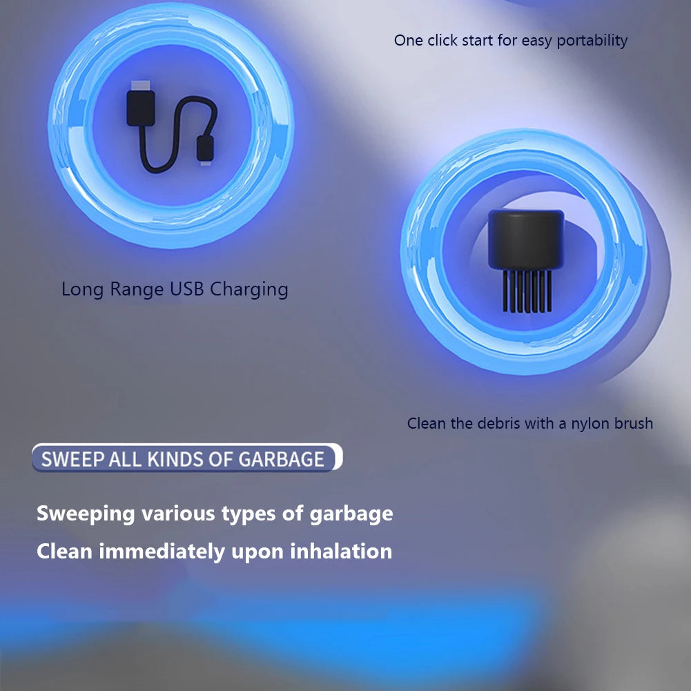 Desk Table USB Rechargeable Vacuum