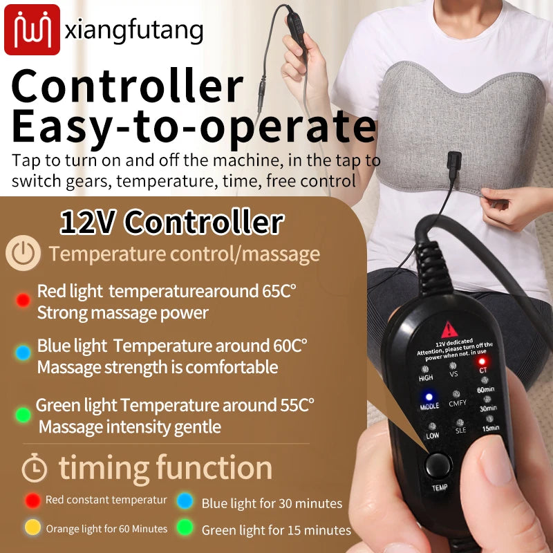 Chest Massager with Red Light Therapy