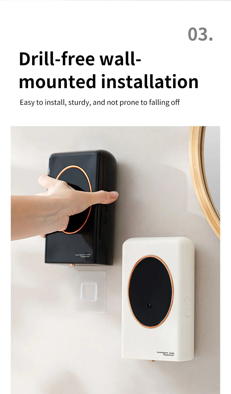 Intelligent Wall-Mounted Infrared Soap Dispenser