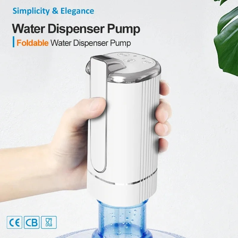 Foldable USB Rechargeable Water Dispenser Pump
