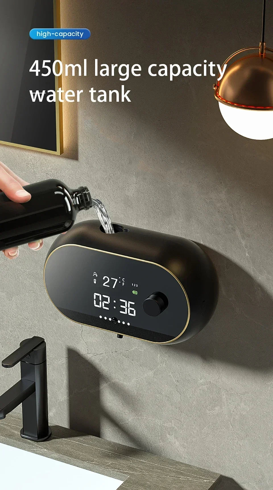 450ml Automatic Foaming Soap Dispenser