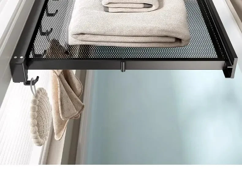 Invisible Folding Bathroom Towel Rack