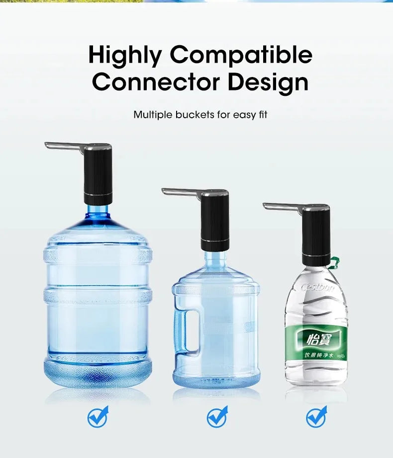 Foldable USB Rechargeable Water Dispenser Pump
