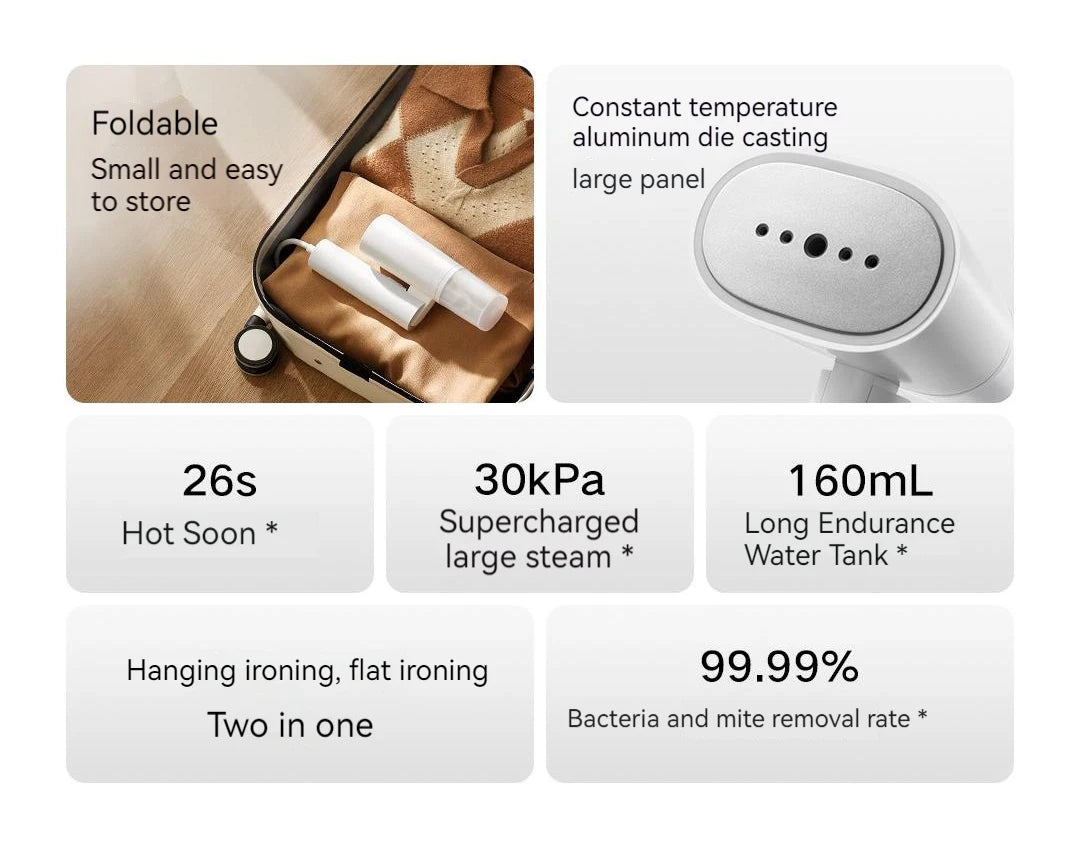 Xiaomi Mijia Handheld Garment Steamer 2