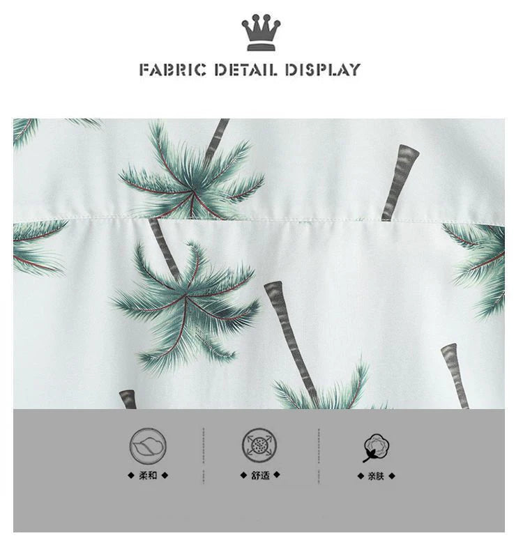 Men’s Quick-Dry Hawaiian 2-Piece Beach Set
