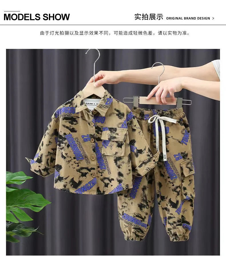 Boys 2025 Spring/Autumn Tracksuit