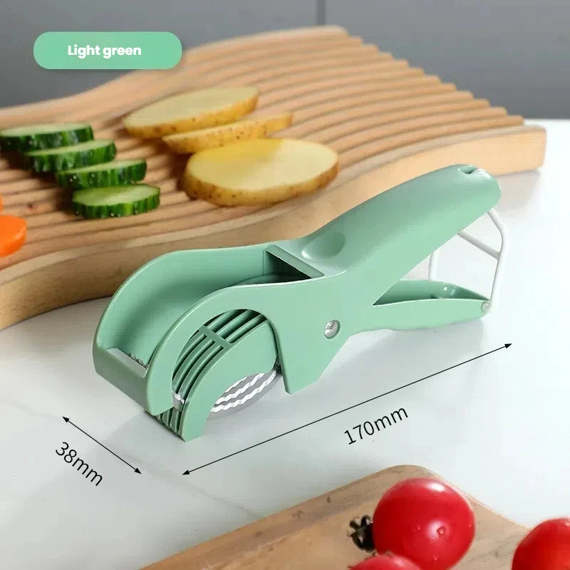 HooFun Stainless Steel Vegetable & Fruit Slicer