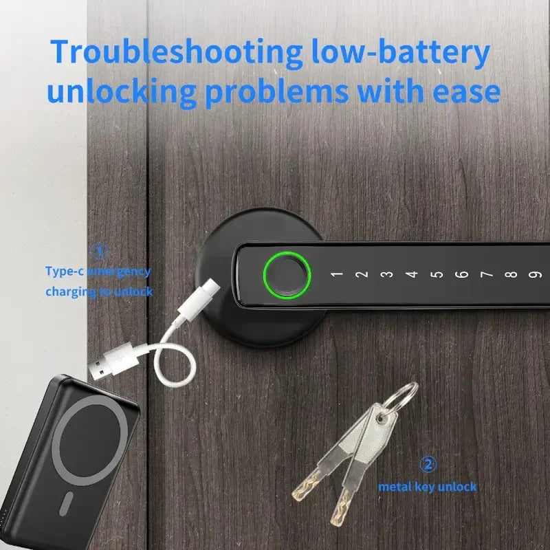 RYNX Tuya Smart Fingerprint Door Lock