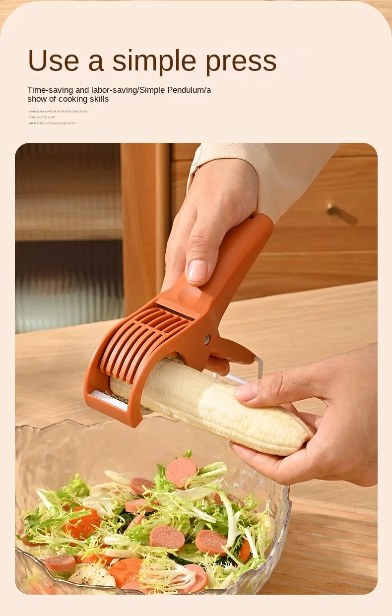HooFun Stainless Steel Vegetable & Fruit Slicer