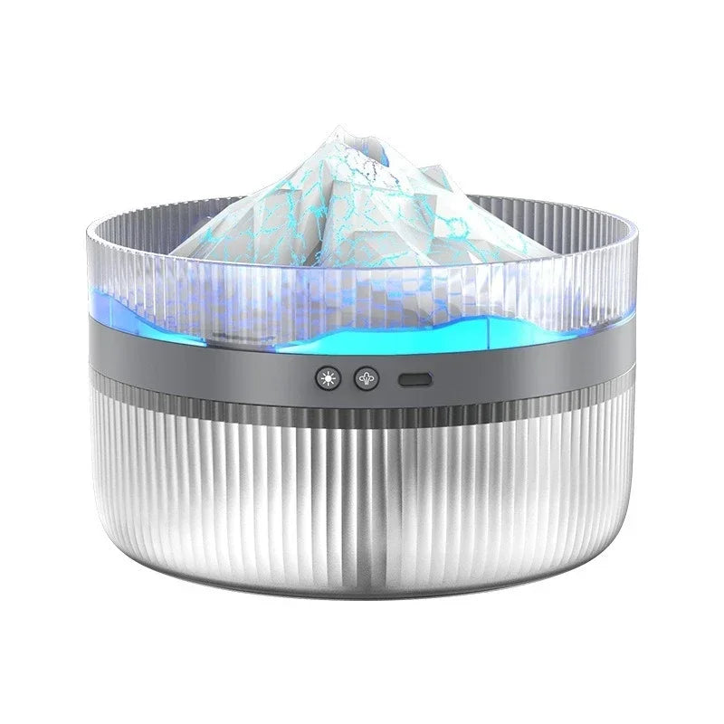 2L Volcano Flame Aromatherapy Humidifier