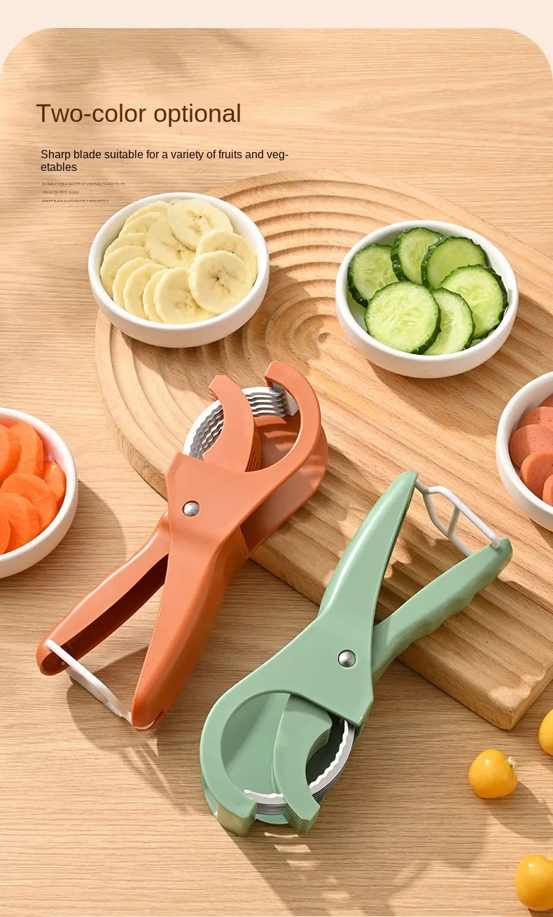 HooFun Stainless Steel Vegetable & Fruit Slicer