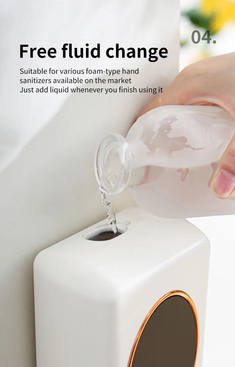 Intelligent Wall-Mounted Infrared Soap Dispenser