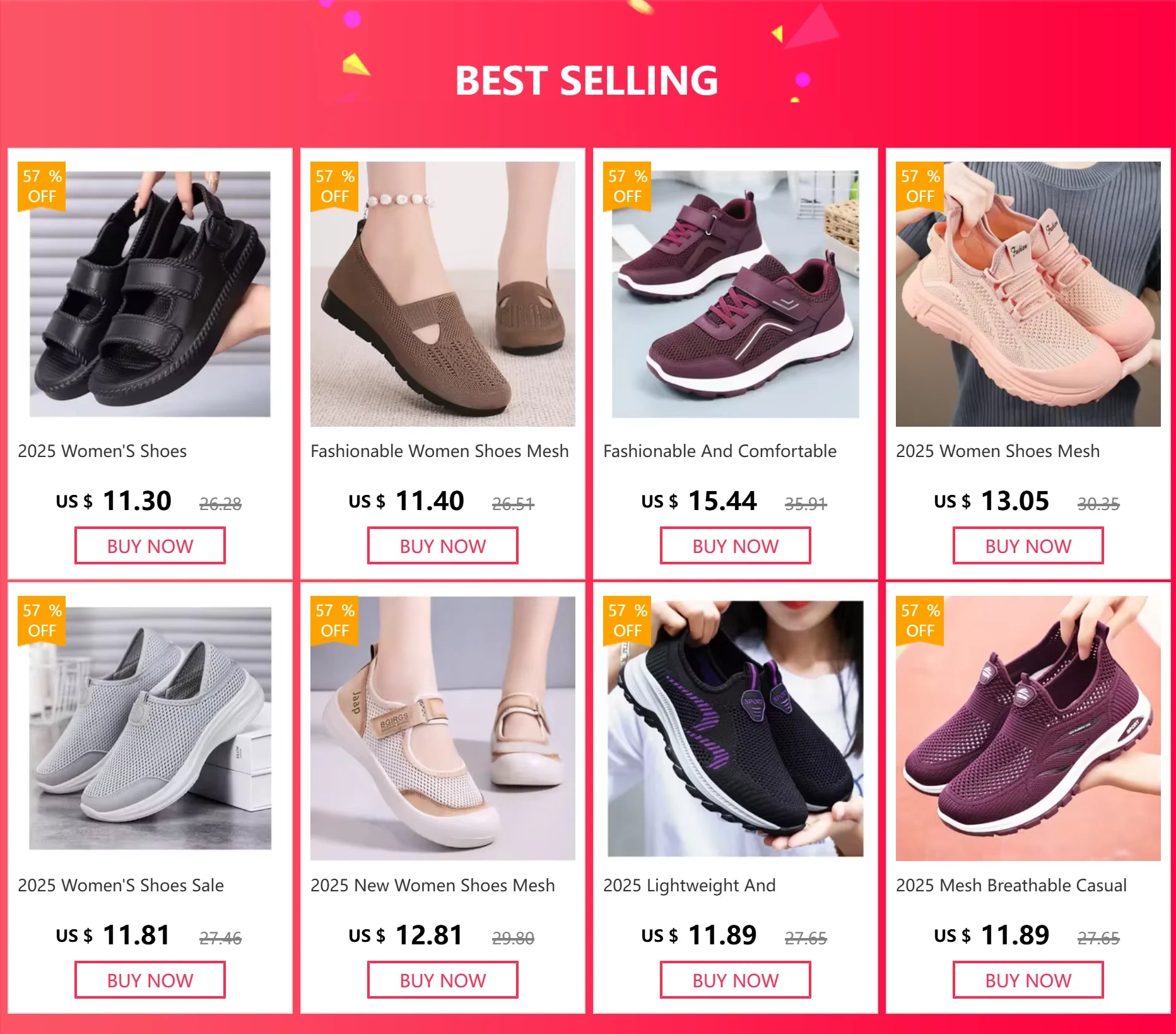 Men’s 2025 Breathable Knit Sneakers