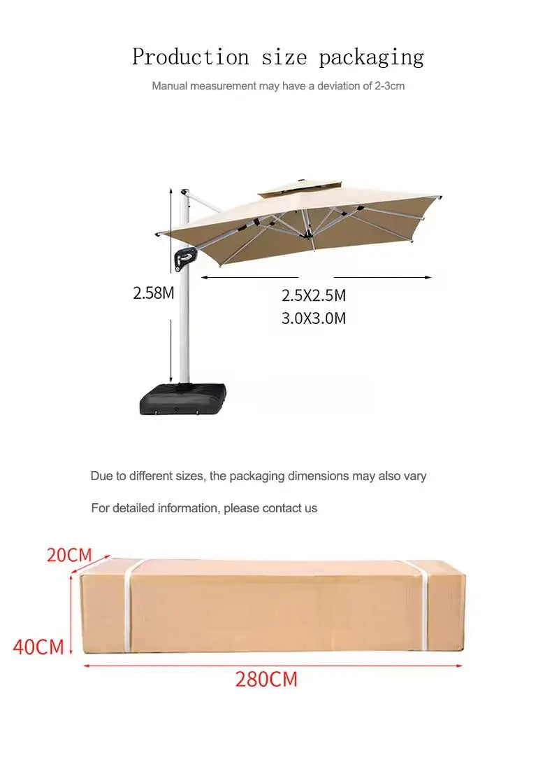 2025 Outdoor Aluminum Patio Umbrella