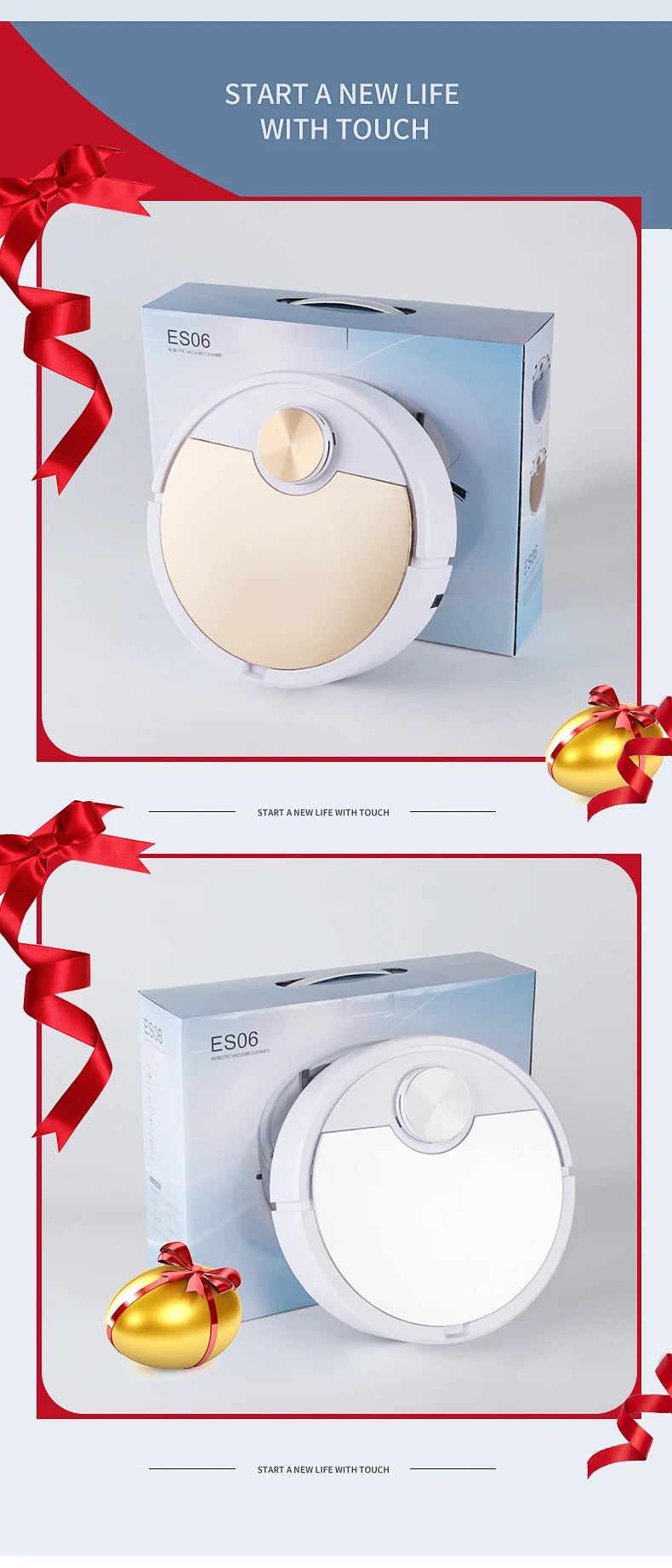 ES06 APP Wireless Robot Vacuum Cleaner