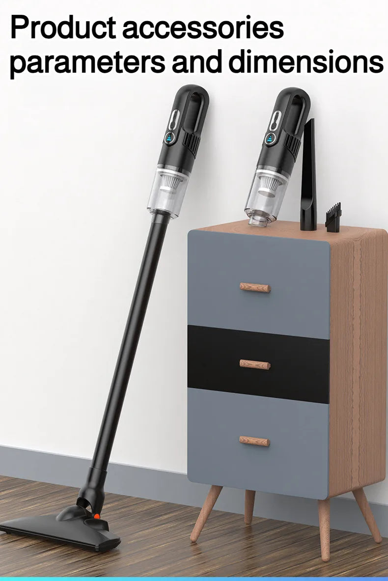 Wireless Car Vacuum Cleaner 4500Pa