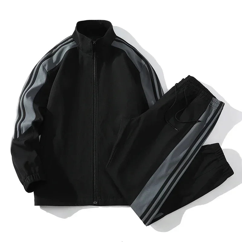 Men’s 2-Piece Full-Zip Athletic Tracksuit Set