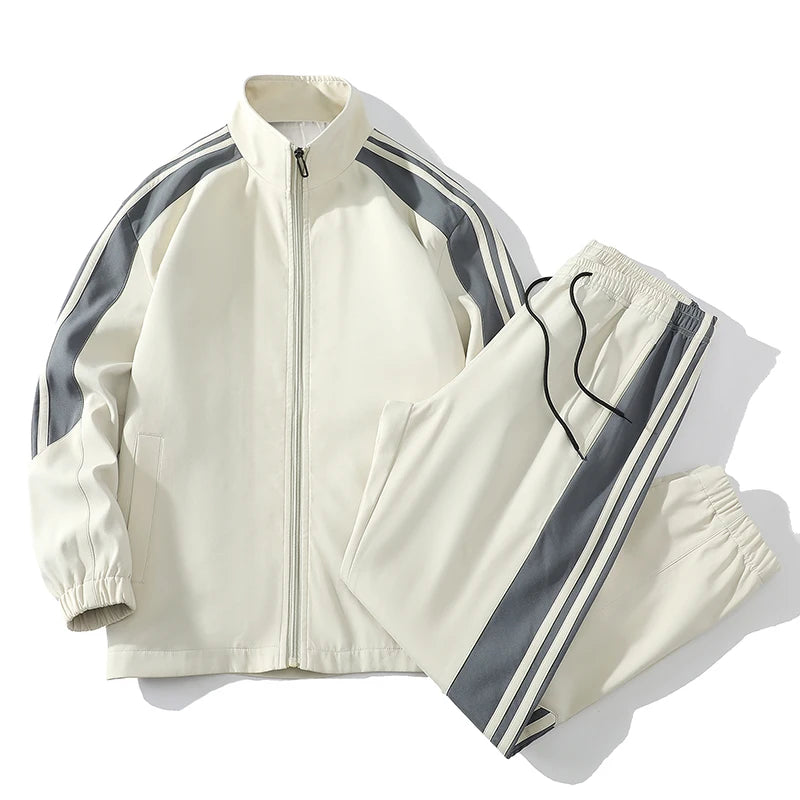 Men’s 2-Piece Full-Zip Athletic Tracksuit Set