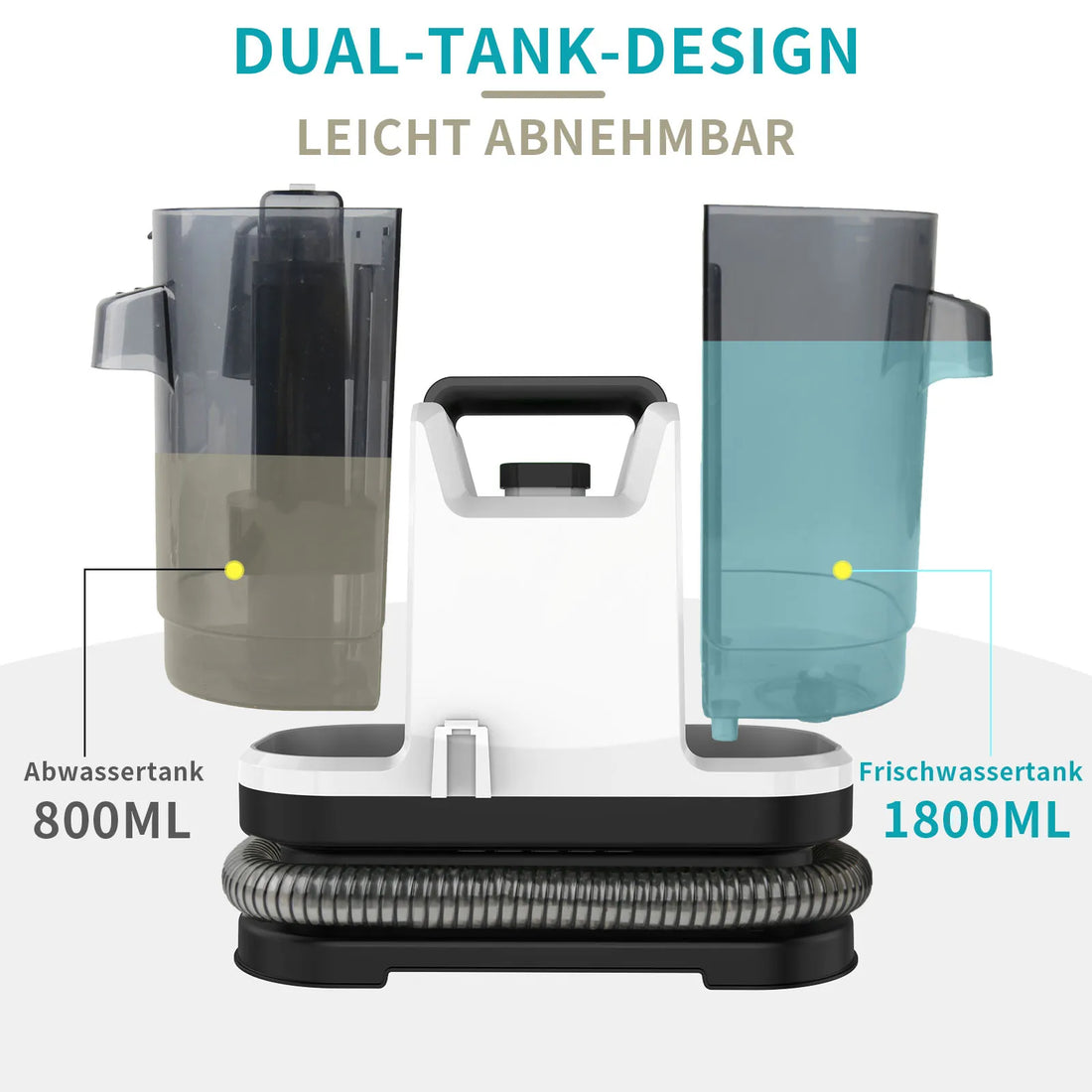 500W Handheld Carpet Cleaner 12KPa