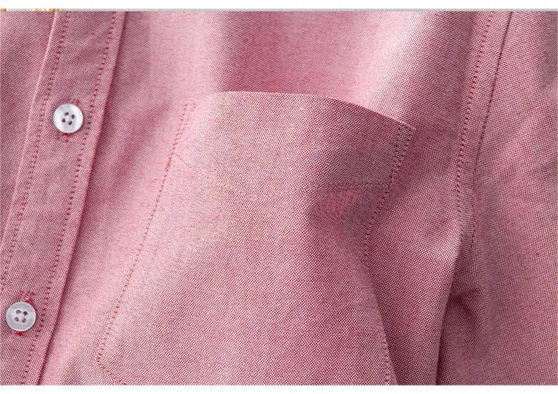 Men’s 100% Cotton Oxford Long-Sleeve Shirt