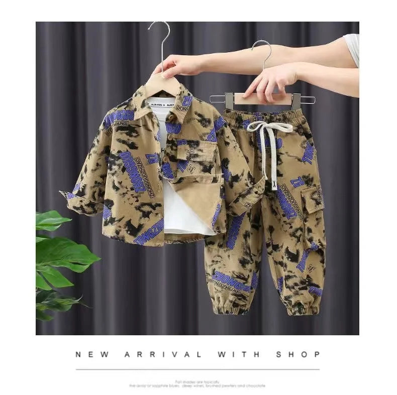 Boys 2025 Spring/Autumn Tracksuit