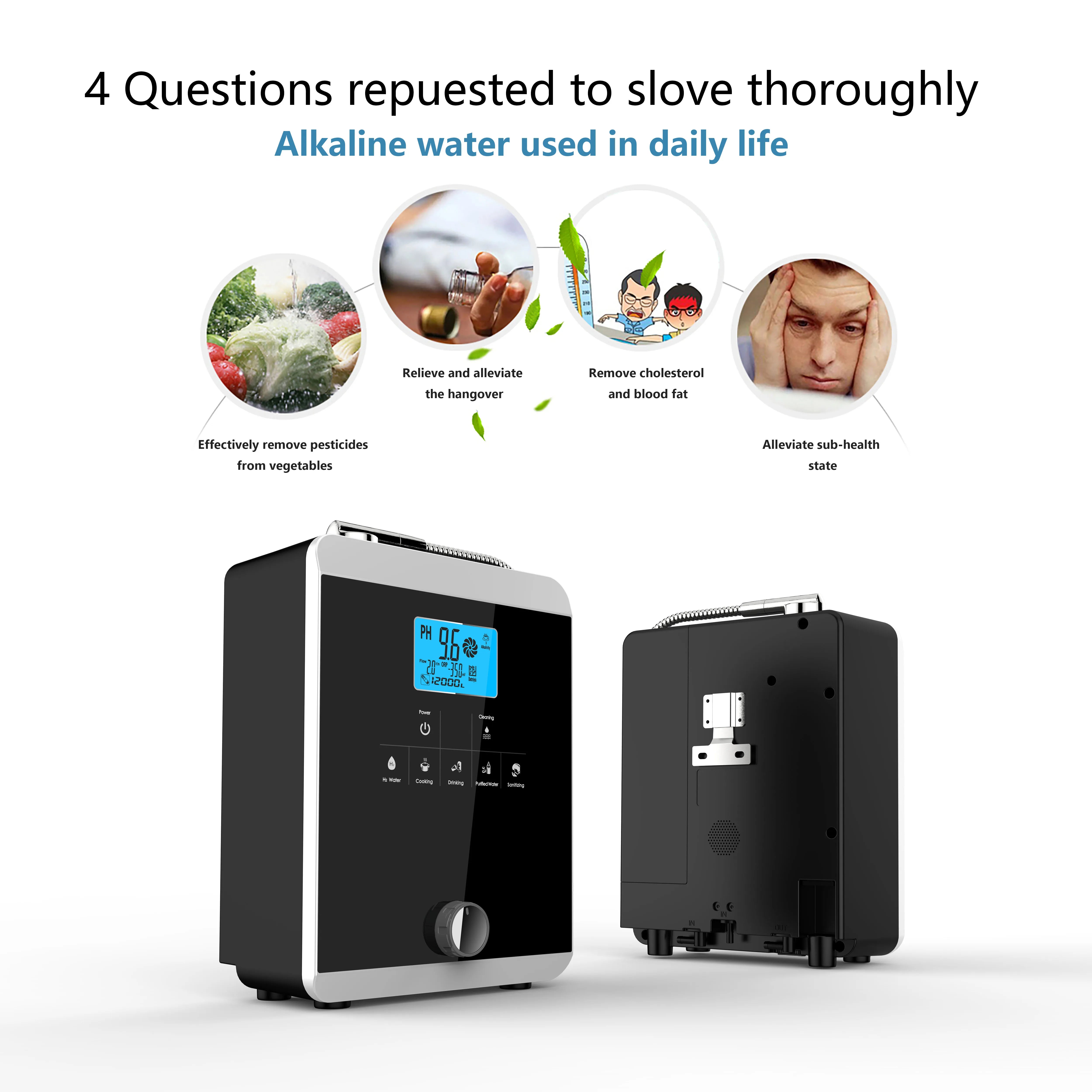 11-Plate High-Quality Water Ionizer & Hydrogen Generator