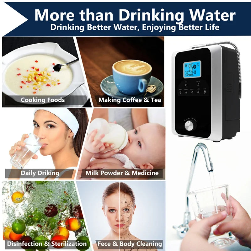 11-Plate High-Quality Water Ionizer & Hydrogen Generator